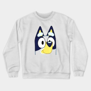 Face Bluey Crewneck Sweatshirt